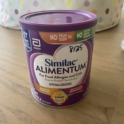 4 Cans Similac Alimentum Infant Formula Powder