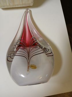 Lead Crystal hand blown tear drop Jablonski made in Poland
