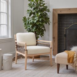 Wezly Ivory Accent Chair