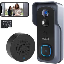 IeGeek Smart Video Doorbell Camera (Security, Surveillance, Alarm, Ring, Anti Theft )