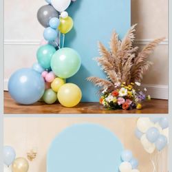 6ft Baby Blue Arch Cover 