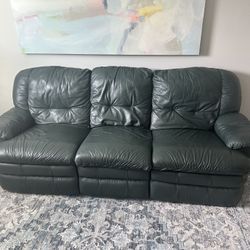 Comfortable Leather Couch 