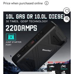 Iamazing Jump Starter 2(contact info removed) Current & 21000 mAh/77.7wh