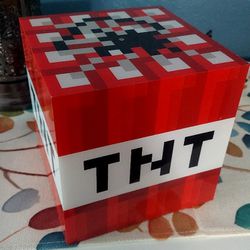 Minecraft TNT Cube Light