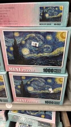 Starry Night Mini Puzzle 1000 Pieces