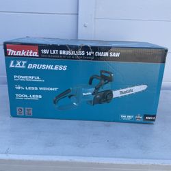 18V Brushless Makita Chainsaw 14” ( Tool Only)
