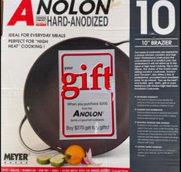 anolon hard-anodized 10 inch brazier