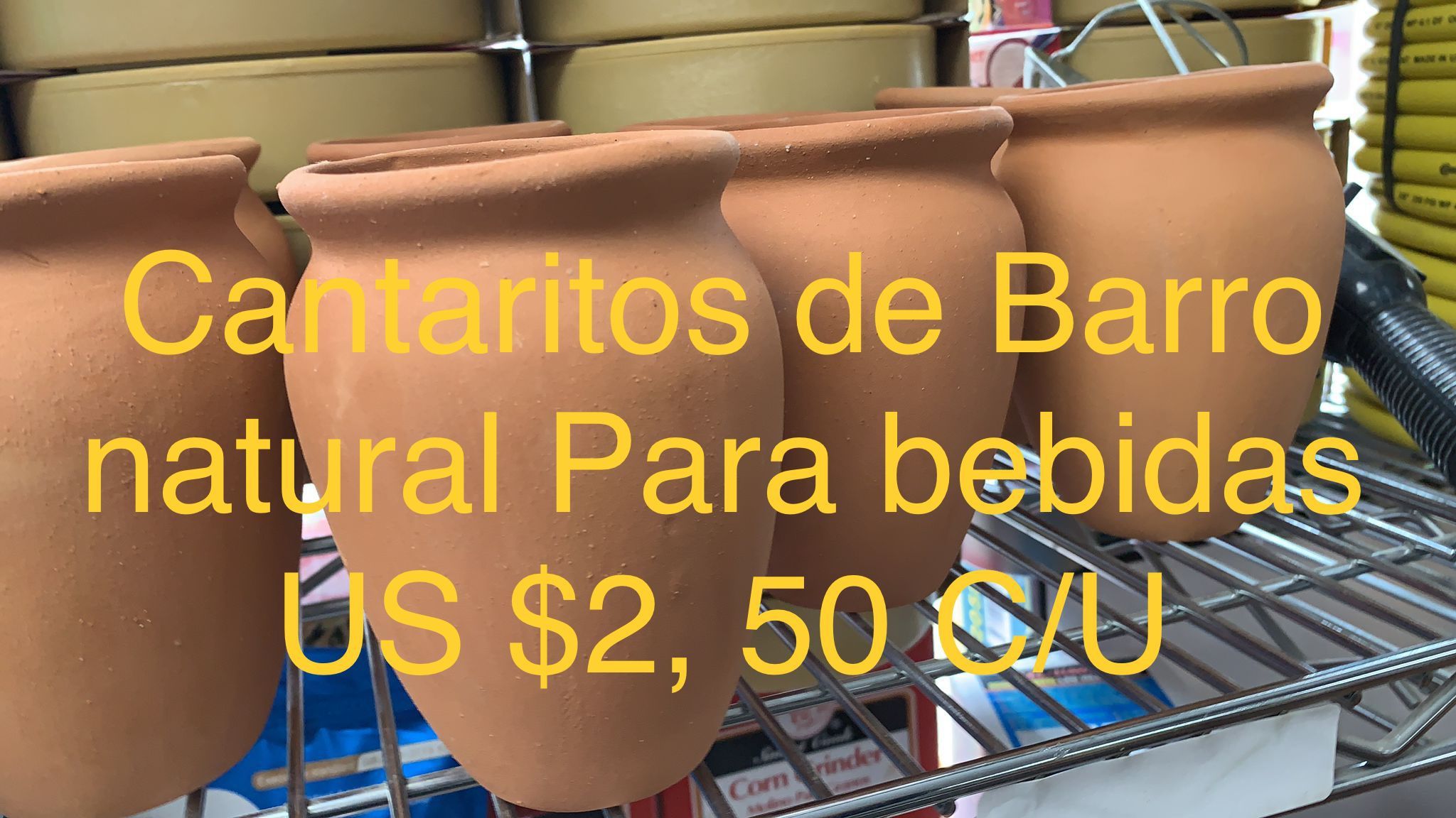 Cantaritos De Barro Natural Para Bebidas 16 oz