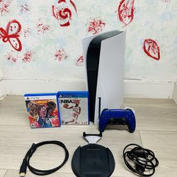Sony PlayStation 5 Disc Edition - 825GB , Bonus 2 Game NBA 2K21-2K22 ( Used )