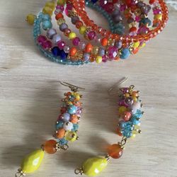 Bracelet And Earring Set 