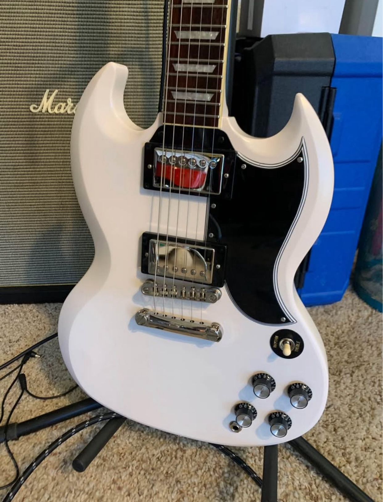 New Limited Edition 2022 Epiphone - Gibson Custom Shop 1961 Recreation Les Paul SG Electric Guitar - 60th Anniversary