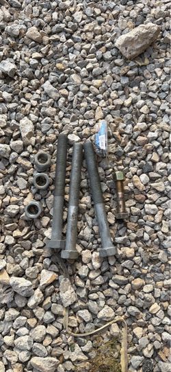 Large Hex Bolts and Nuts Set