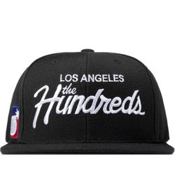 The Hundreds Black Forever Team Snapback Cap