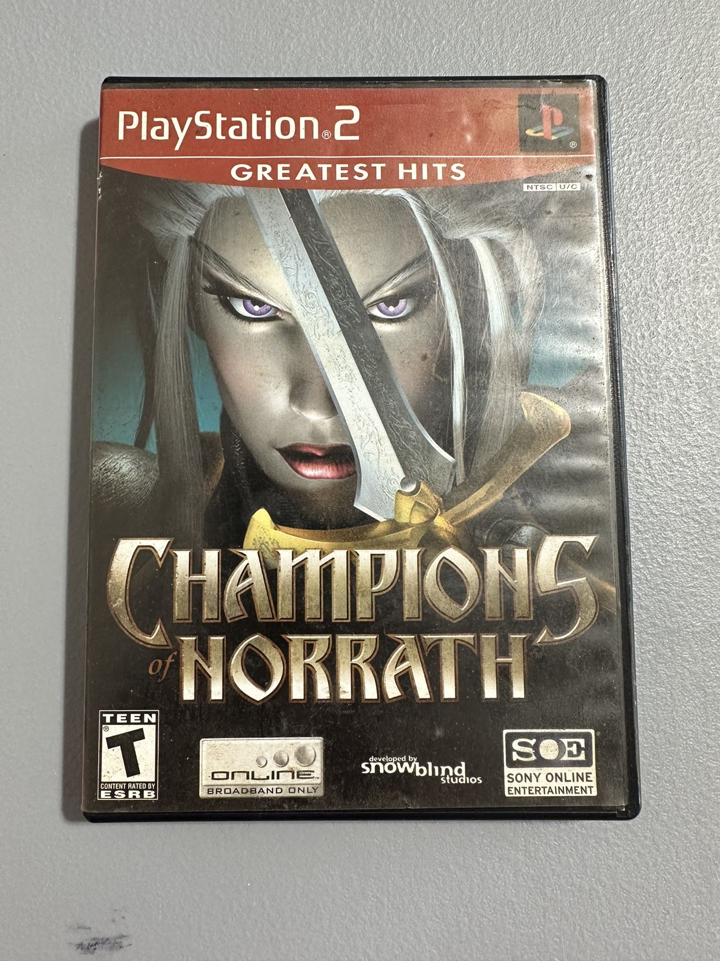 Champions of Norrath (PlayStation 2 PS2) Black Label CIB Complete w/ Manual (J)