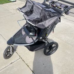 Bob Double Stroller, Black $350