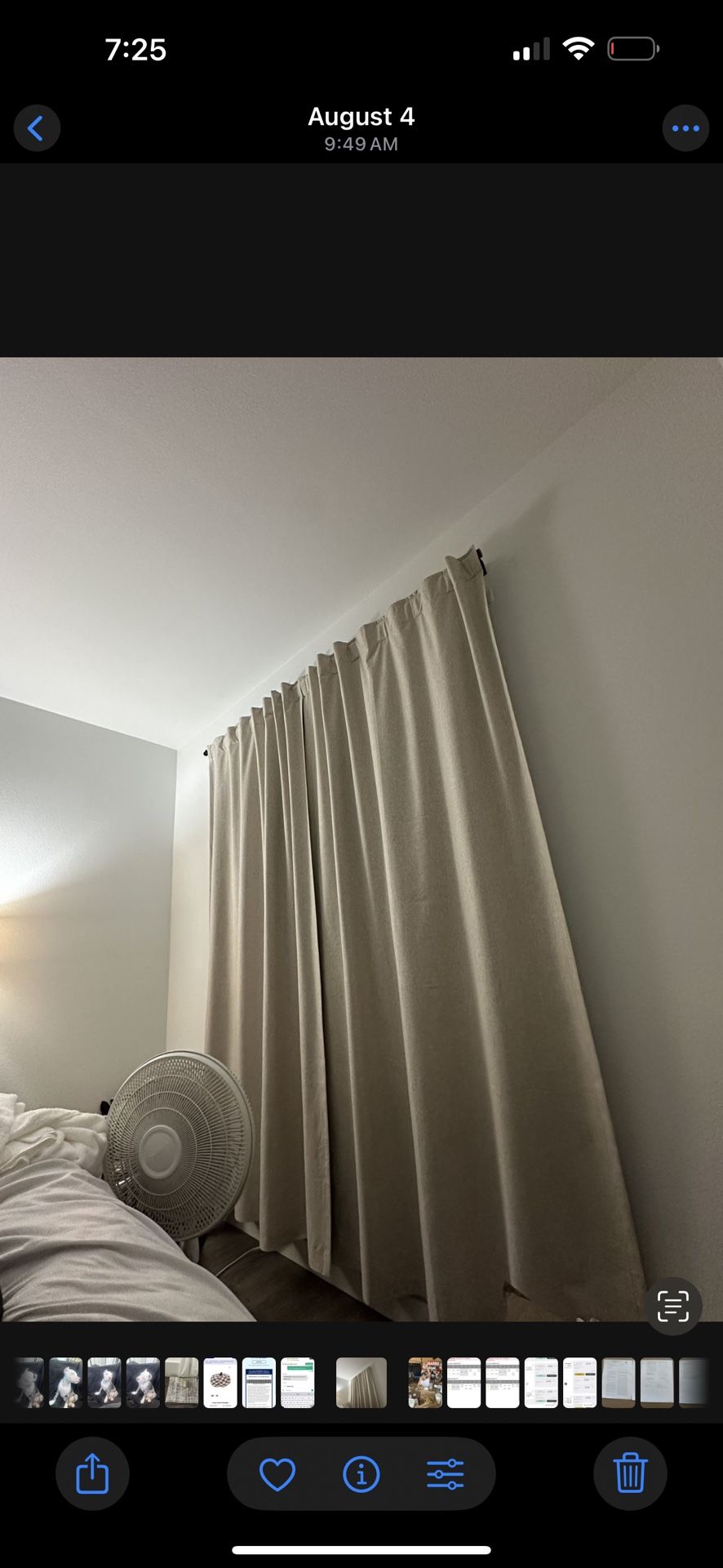 Long Room Darkening Linen Curtains