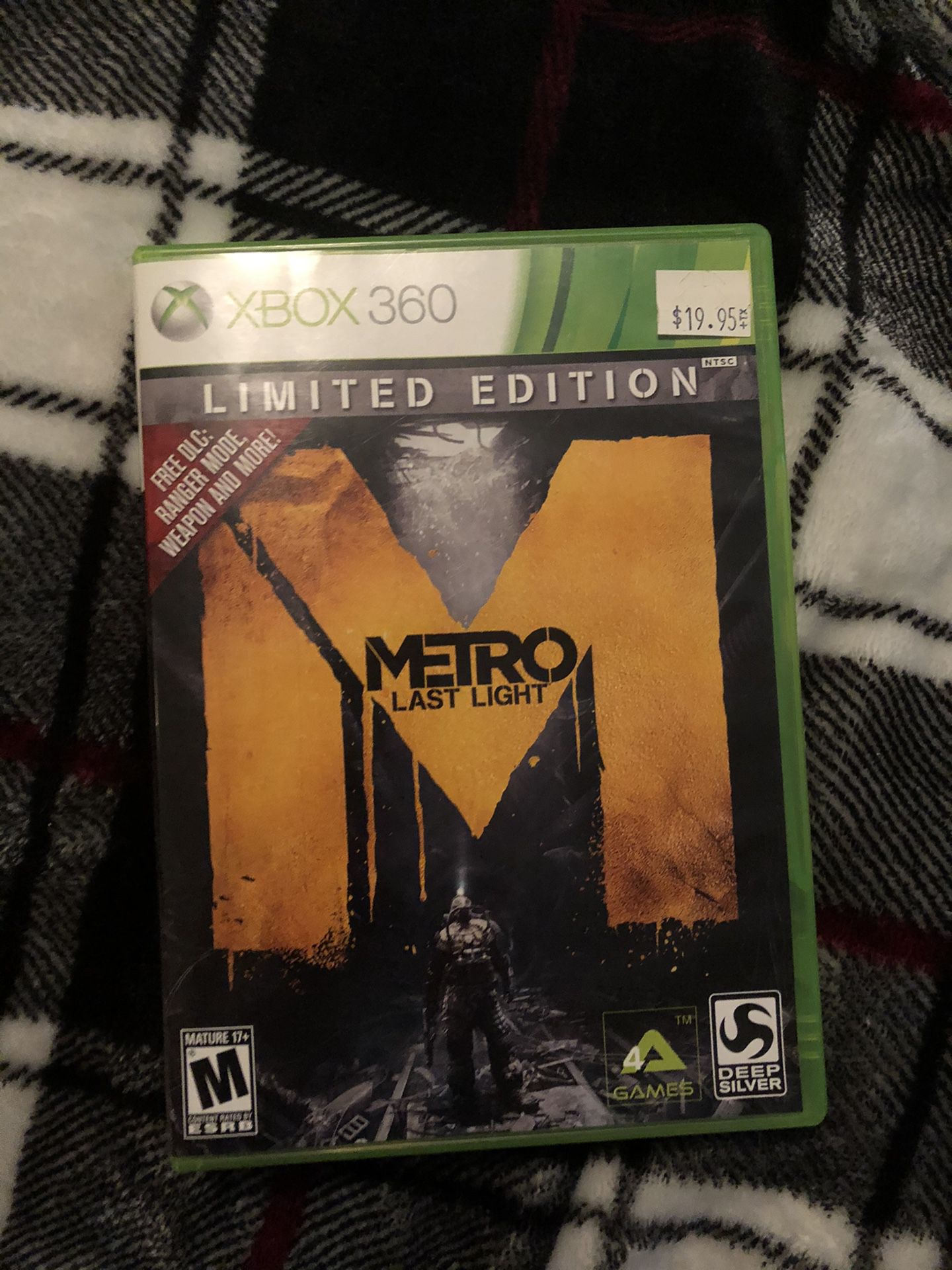 Xbox 360 Game: Metro Last Light
