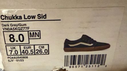 Vans chukka low sid