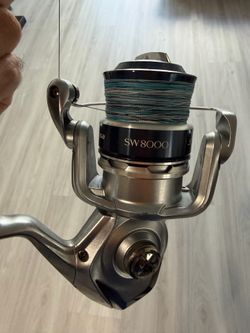 Shimano Saragosa SW 8000 + Shimano Talavera Boat Rod - Like New