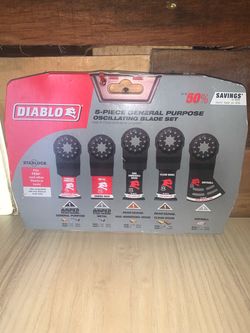 Diablo STARLOCK 5 Piece Oscillating Blade Set