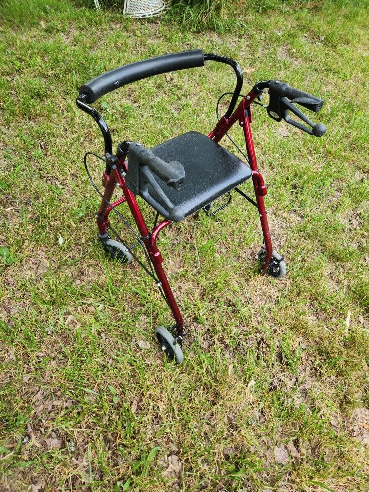 Medline Walker With Seat And One Without Seat