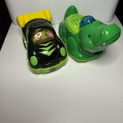 VTech Go Go Smart Wheels Riley the Race Car and Alligator with Lights & Sounds