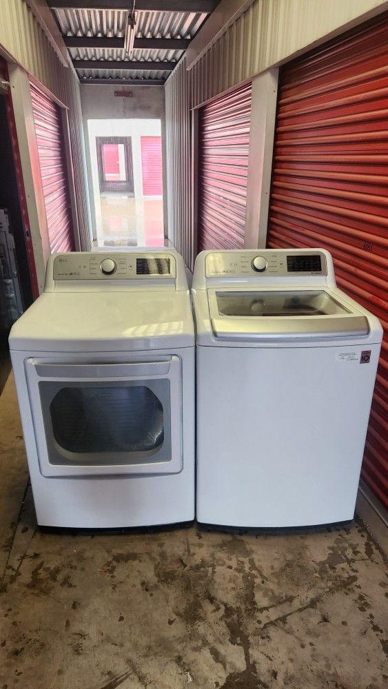 Lg Xl Top Load Washer And Dryer Set