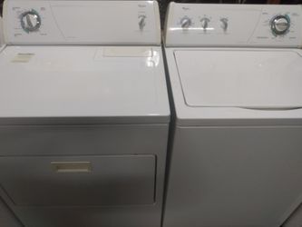 Whirlpool Washer And Electric Dryer They Both Work Great Clean Inside And Out I Can Deliver To Your Driveway For A Small Fee
