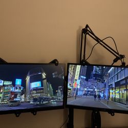 2 Acer FHD 21.5" monitor