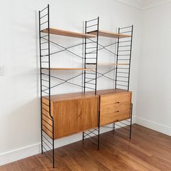 Mid-Century 2-Bay String Shelf-System by WHB
