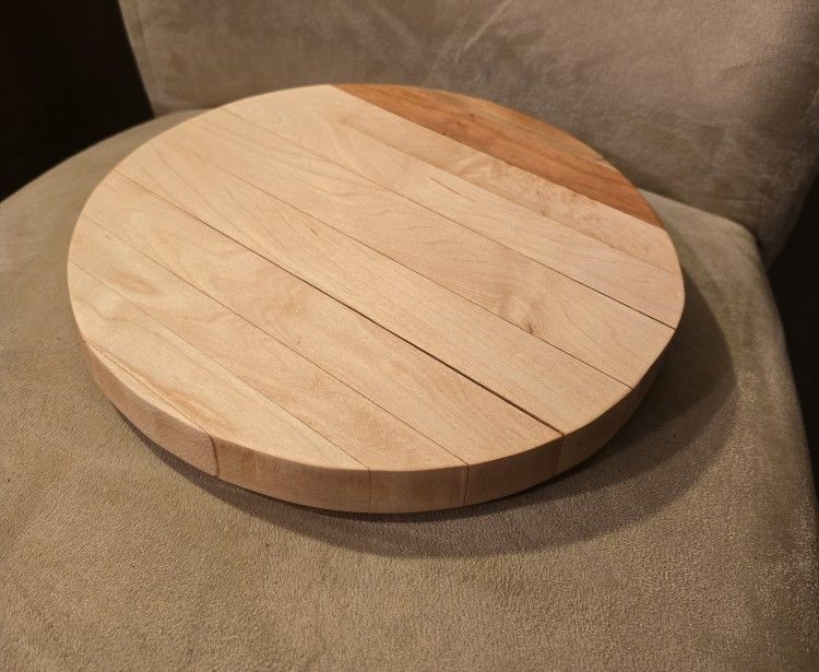 Cherry And Maple Wood Cheeseboard Round