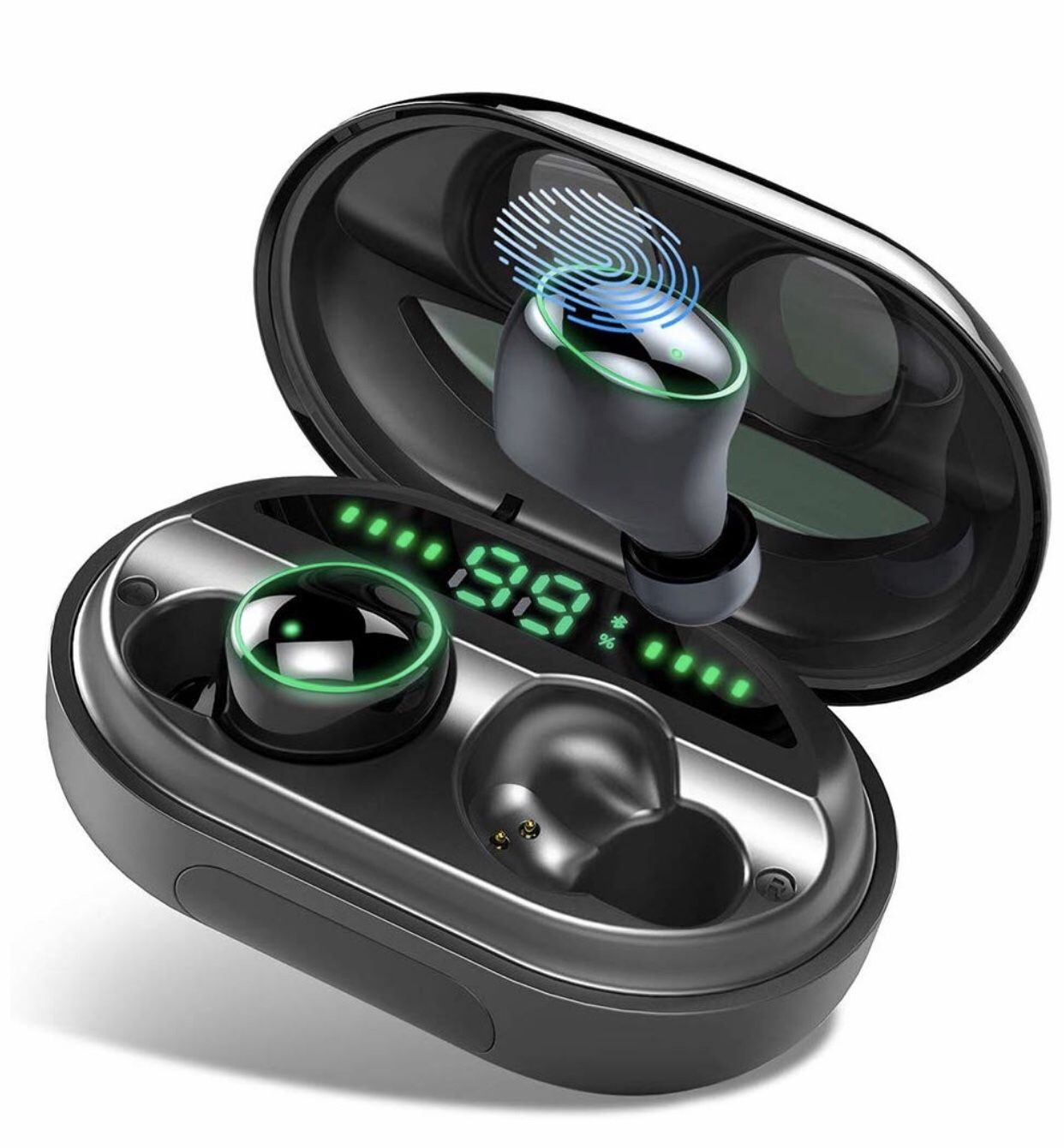 Brand New!! Wireless Earbuds, Bluetooth 5.0 Headphones IPX8 Waterproof Earbuds, 150 Playtime, in Ear Headphones with Microphone, Deep Bass 3D Stereo