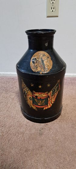 Vintage Americana Decorative Metal Cream Jug