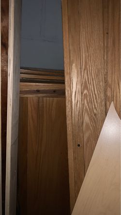 Twins beads. Frame. Wood.