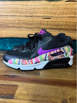 Nike Air Max 90 Print Mesh "Hyper Violet" 7y/Woman’s 8.5