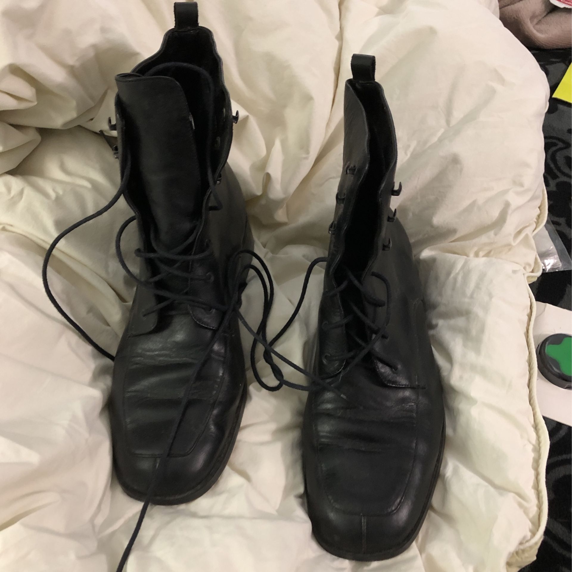 Leather Ankle Boots Size 9