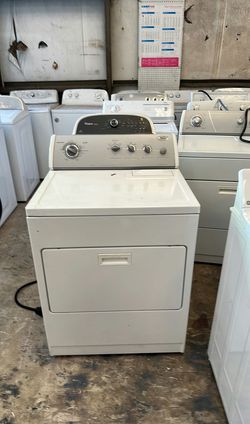 Whirlpool White Electric Dryer with Wrinkle Prevent