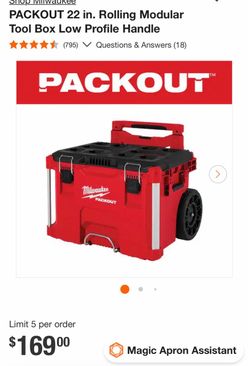 Pack out with wheel