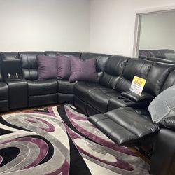 NEW COMFY MADRID RECLINING SECTIONAL SOFA SET ON SALE NOW ONLY $1499! NO CREDIT NEEDED FINANCE AVAILABLE 💰🤩 SAME DAY DELIVERY 🚚 