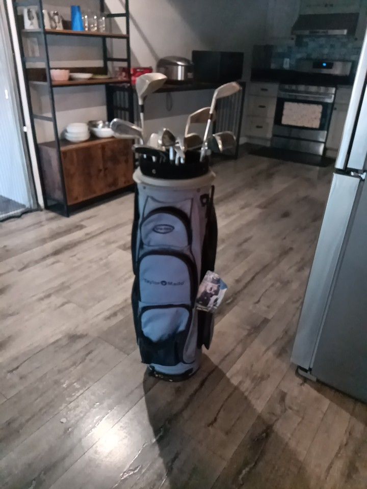 Golf Clubs And Brand New Bag