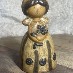 vintage Counterpoint San Francisco ceramic girl bell