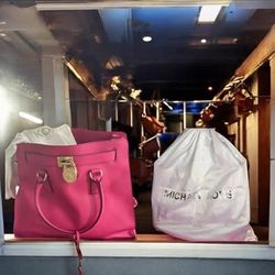 Michael Kors Hamilton Large Tote Bag – Deep Pink Leather W/ Dust Bag | Authentic