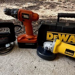 Tools for Sale – DeWalt, Black+Decker – Must Go by July 26– $75