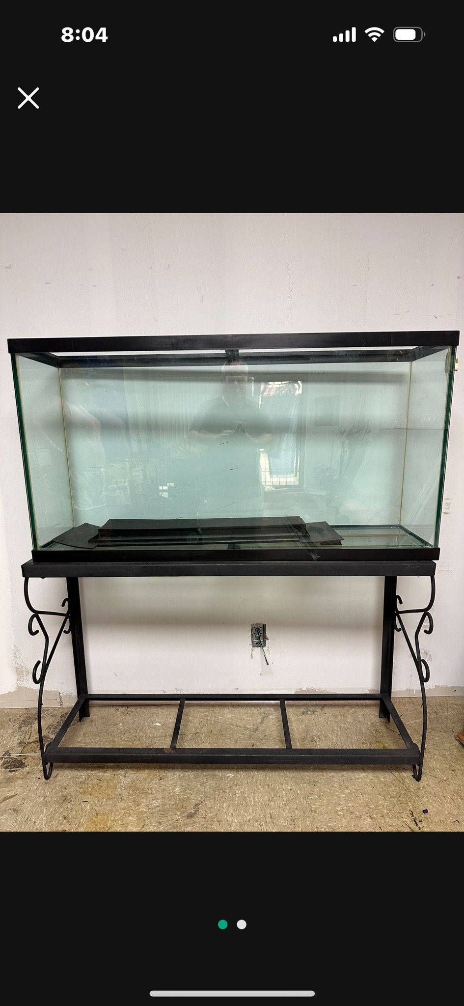 60 gal Fresh Water Fish or Reptile Tank