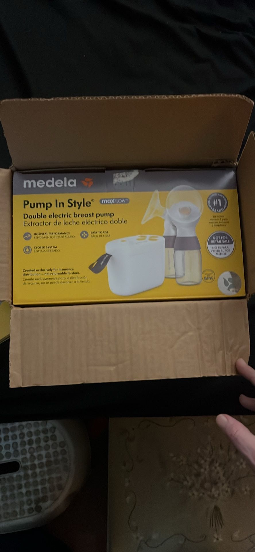 Pump And Extra Bottles/storage Bags(never Used)