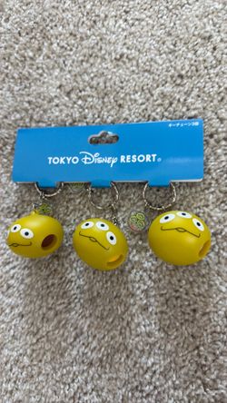 Tokyo Disneyland Alien Mochi Keychains