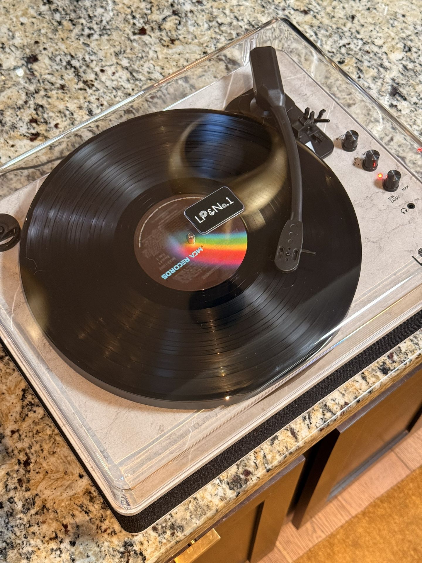 LP&No.1 Record Player, Bluetooth Speaker, Record To MP3