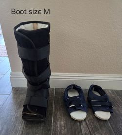 FREE, used crutches & boot