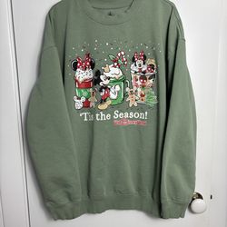 Walt Disney World Tis The Season Christmas Holiday Pullover Sweatshirt 2XL 2025