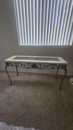 Glass consolate.table